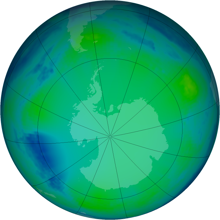 Ozone Map 2004-07-02